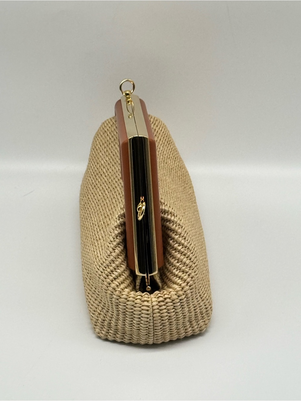 Fendi First Raffia Small Crossbody/Clutch - Picture 6 of 8